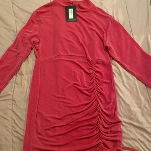Plus size pink bodycon dress size 1x